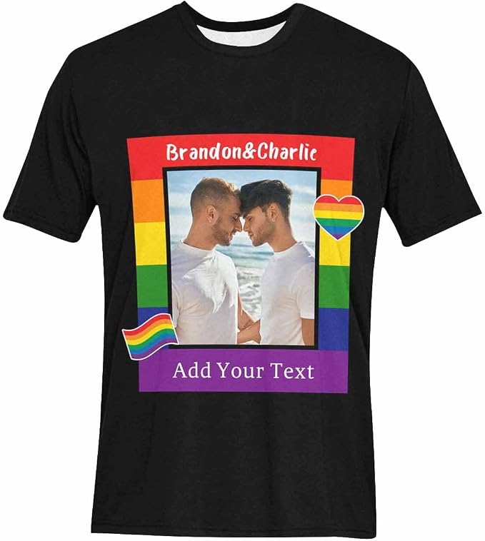 Custom T Shirts with Face Photo Text Pet Shirt - Image 3