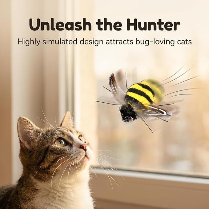 Cat Insect Feather Toys Replacement - Image 7