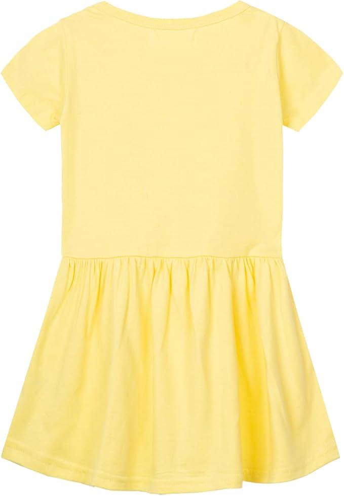 Mud Kingdom Little Girls Dresses Cotton Summer Holiday Cute Cat Dress Short - Image 3