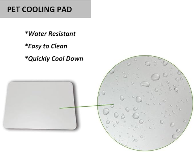 Elome Pet Cooling Pad, 11.8" X 7.9" Aluminum Summer Animal Cool Mat Plate Ice - Image 8