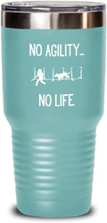 Agility Dog Life, Gift for Agility Enthusiast, Hot Cold Insulated Tumbler by Unknown