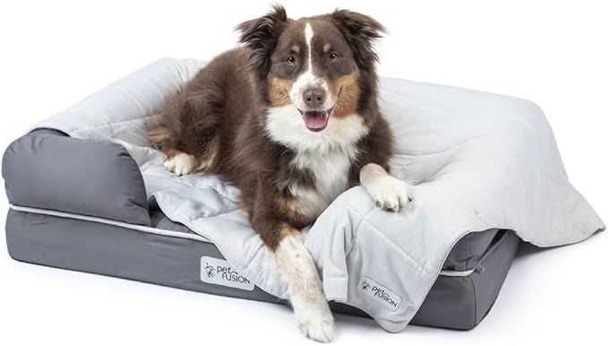 PetFusion Premium Cat and Dog Cooling Blanket. Lightweight Pet Blanket | - Image 2