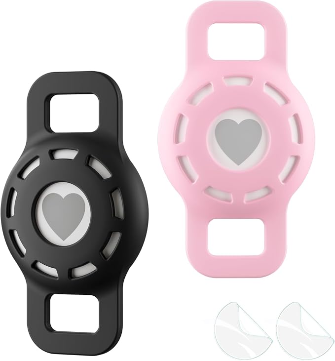 Cat Collar Holder for Airtag, Cat & Small Dog Harness Case for Air Tag by WHALEZON