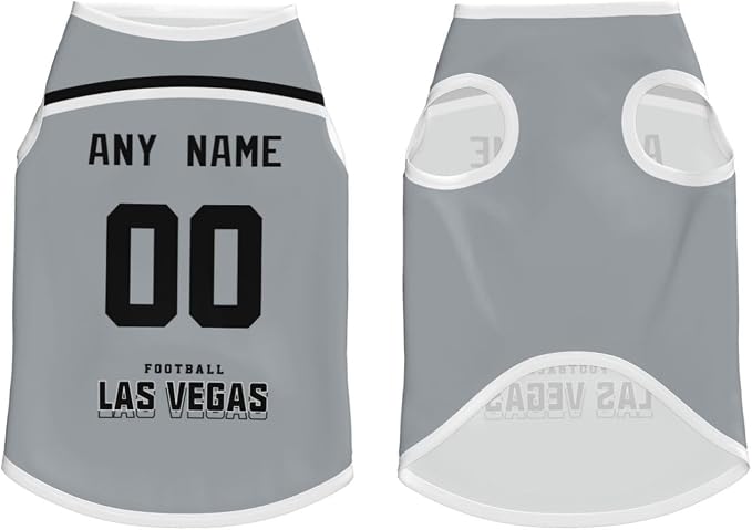 Las Vegas Custom Pet Jersey Dog Clothes Jersey Various Sizes Customized Any - Image 4