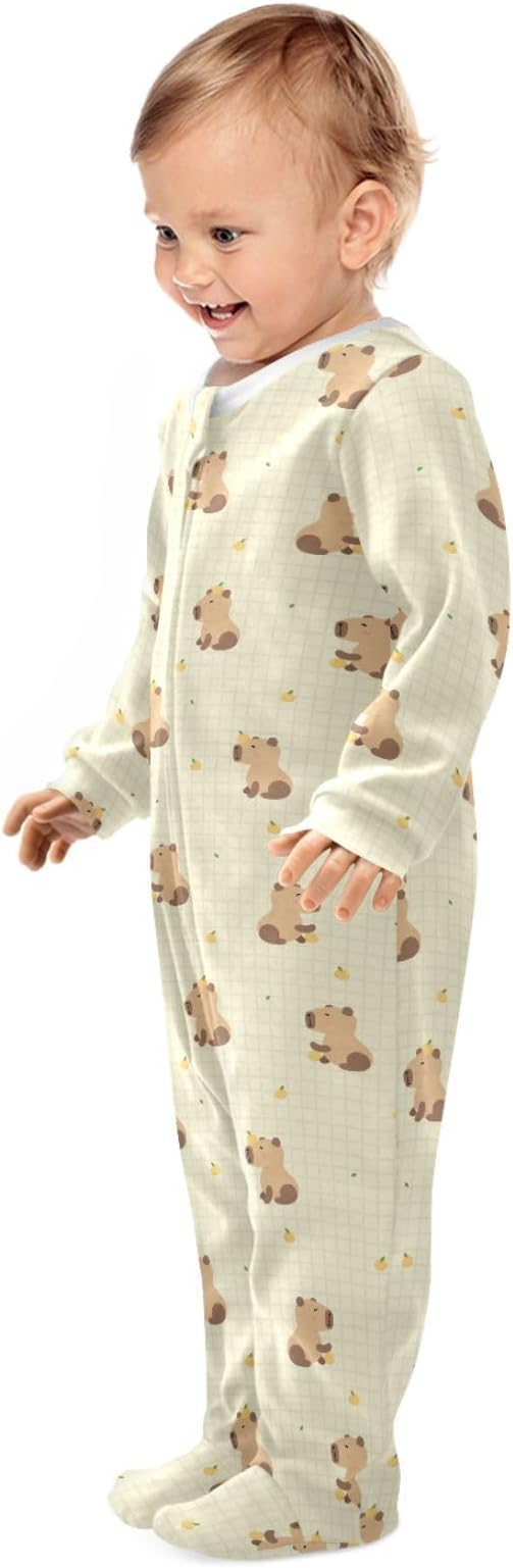 Baby Sleepers For Girl Boys Newborn Baby Play One-Piece Footies For 0-24 Months - Image 3