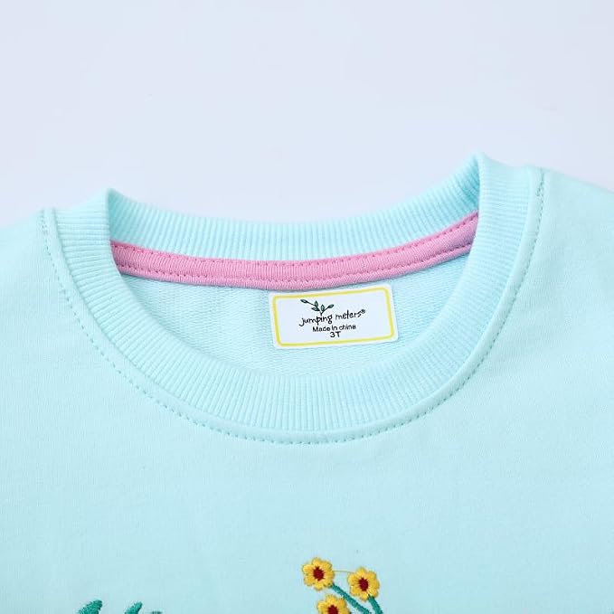 RETSUGO Toddler Baby Girls Sweatshirts Casual Pullover Crewneck Winter Long - Image 3