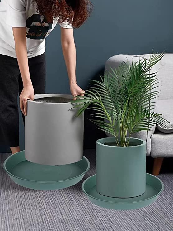 6 Pack of 7 inch Plant Saucer, Heavy Duty Plastic Plant Water Tray 7 inch Round - Image 6
