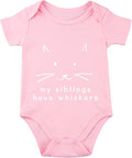 My Siblings Have Paws Bodysuit Baby Paws Romper Cat Whiskers Bodysuit Cute Baby by Unknown