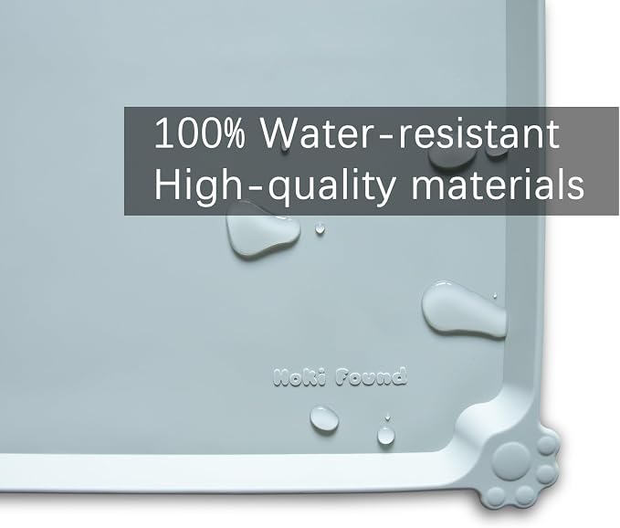 Hoki Found Large Silicone Pet Food Mats Tray - Image 3
