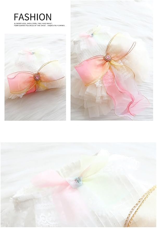 Fashion Sweet Puppy Dog Blingbling Princess Skirt Pet Dog Lace Cake Camisole - Image 5