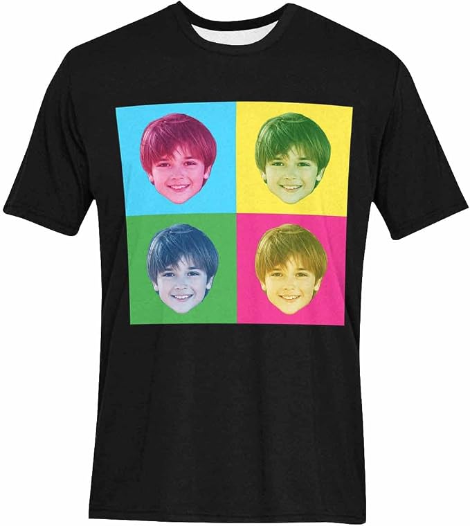 Custom T Shirts with Face Photo Text Pet Shirt - Image 3