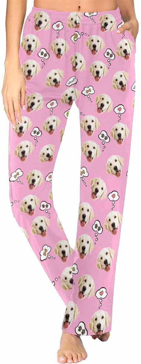 Custom Face Pajamas Pants Personalized Sleepwear Bottoms by MyPupSocks