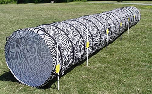18' Dog Agility Tunnel with Stakes by Unknown