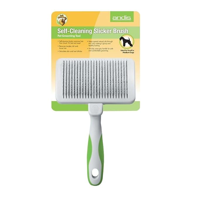Andis 40160 Self-Cleaning Animal Slicker Brush - Image 3