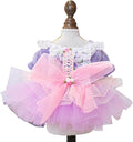 Fashion Sweet Puppy Dog Blingbling Princess Skirt Pet Dog Lace Cake Camisole by MaruPetyourkidsfriends