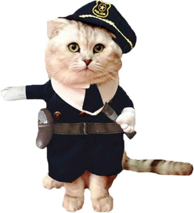 NACOCO Halloween Pet Policeman Costume - Image 7