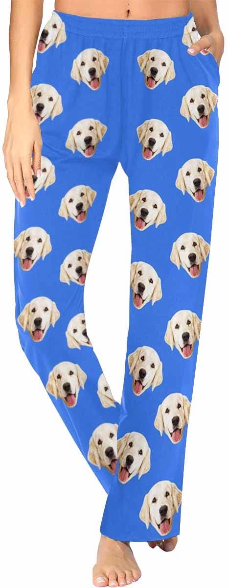 Custom Face Pajamas Pants Personalized Sleepwear Bottoms by MyPupSocks