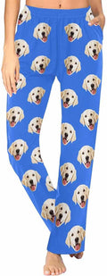 Custom Face Pajamas Pants Personalized Sleepwear Bottoms by MyPupSocks