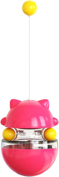 Cat Toy for Indoor Cats Wobble KittenTreat Dispensing Ball Food Dispenser by YILEAITECH