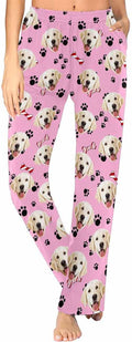 Custom Face Pajamas Pants Personalized Nightwear Bottoms by MyPupSocks