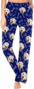 Custom Face Pajamas Pants Personalized Sleepwear Bottoms by MyPupSocks