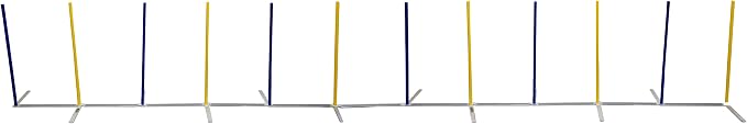 ActiveDogs Agility Above Ground Weave Poles by ActiveDogsCom-ADC-ActiveDogsMadeInUSA