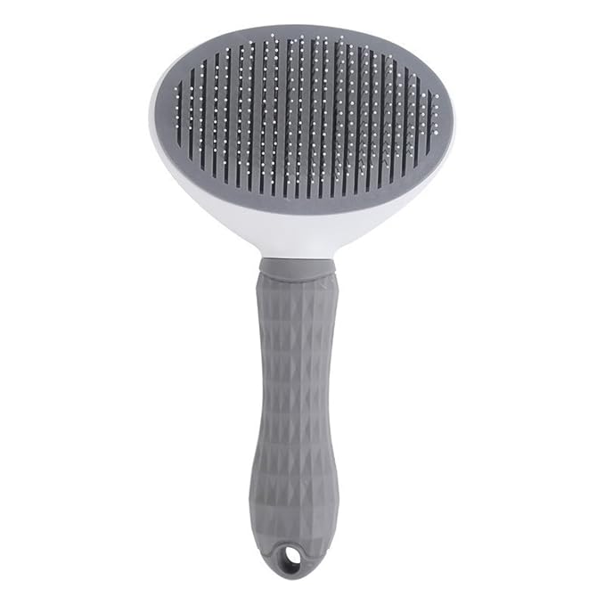 Cat Brush for Shedding & Grooming, Self-Cleaning Cat Slicker Brush by RUOGUWUYE