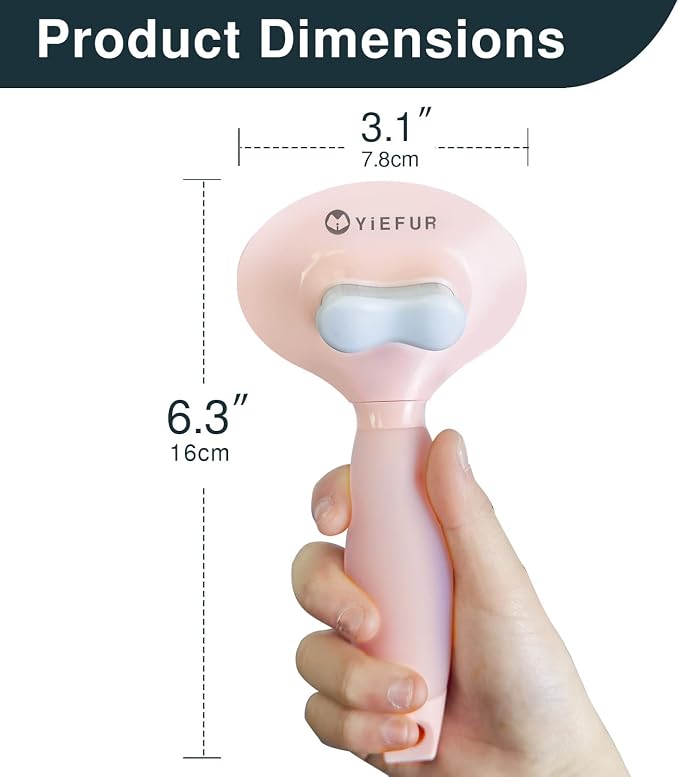 Cat Hair Brush, Soft Silicone Self Cleaning Brush - Image 6