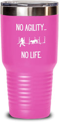Agility Dog Life, Gift for Agility Enthusiast, Hot Cold Insulated Tumbler by Unknown