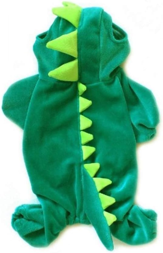 NACOCO Dog Dinosaur Design Costume Green Pet Clothes by HOME