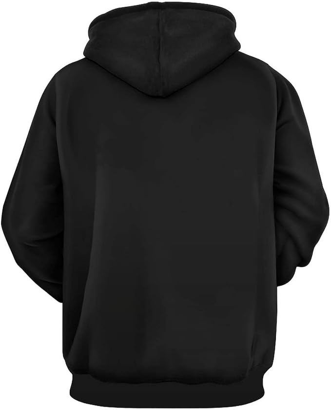 Artsadd Custom Face Unisex athletic Pockets Sweatshirt Loose Hoodie Custom - Image 3