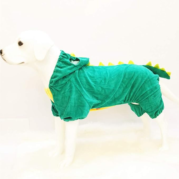 NACOCO Dog Dinosaur Design Costume Green Pet Clothes - Image 2