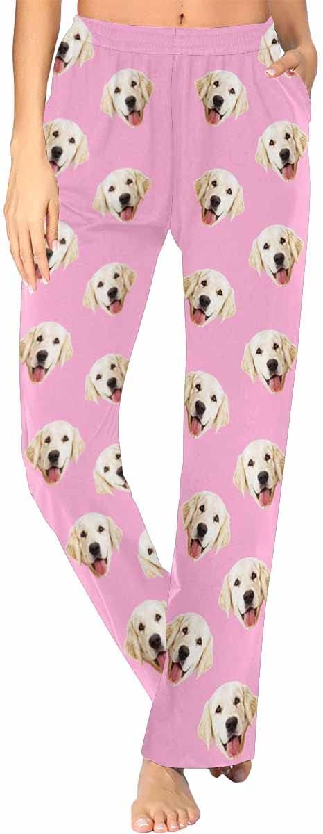 Custom Face Pajamas Pants Personalized Sleepwear Bottoms by MyPupSocks
