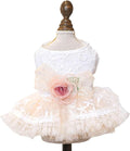 Fashion Sweet Puppy Dog Blingbling Princess Skirt Pet Dog Lace Cake Camisole by MaruPetyourkidsfriends