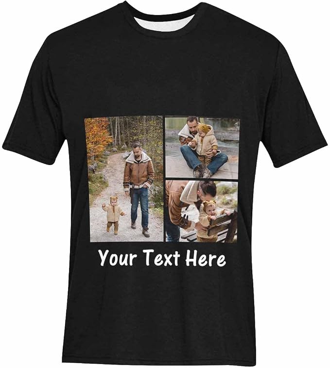 Custom T Shirts with Face Photo Text Pet Shirt - Image 3