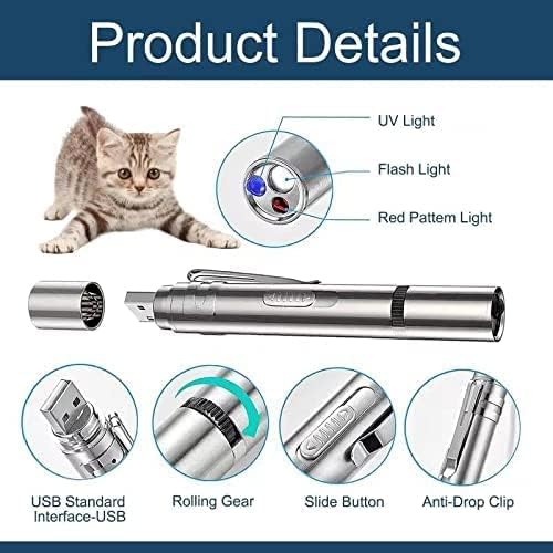 Cat Toy Pointer for Indoor, Cat Mouse Toys Wand Light Pet Interactive Toys to - Image 2