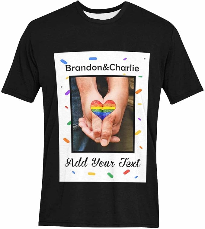 Custom T Shirts with Face Photo Text Pet Shirt - Image 3