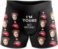 M YESCUSTOM Custom Faces Funny Short Briefs Gift by MYESCUSTOM