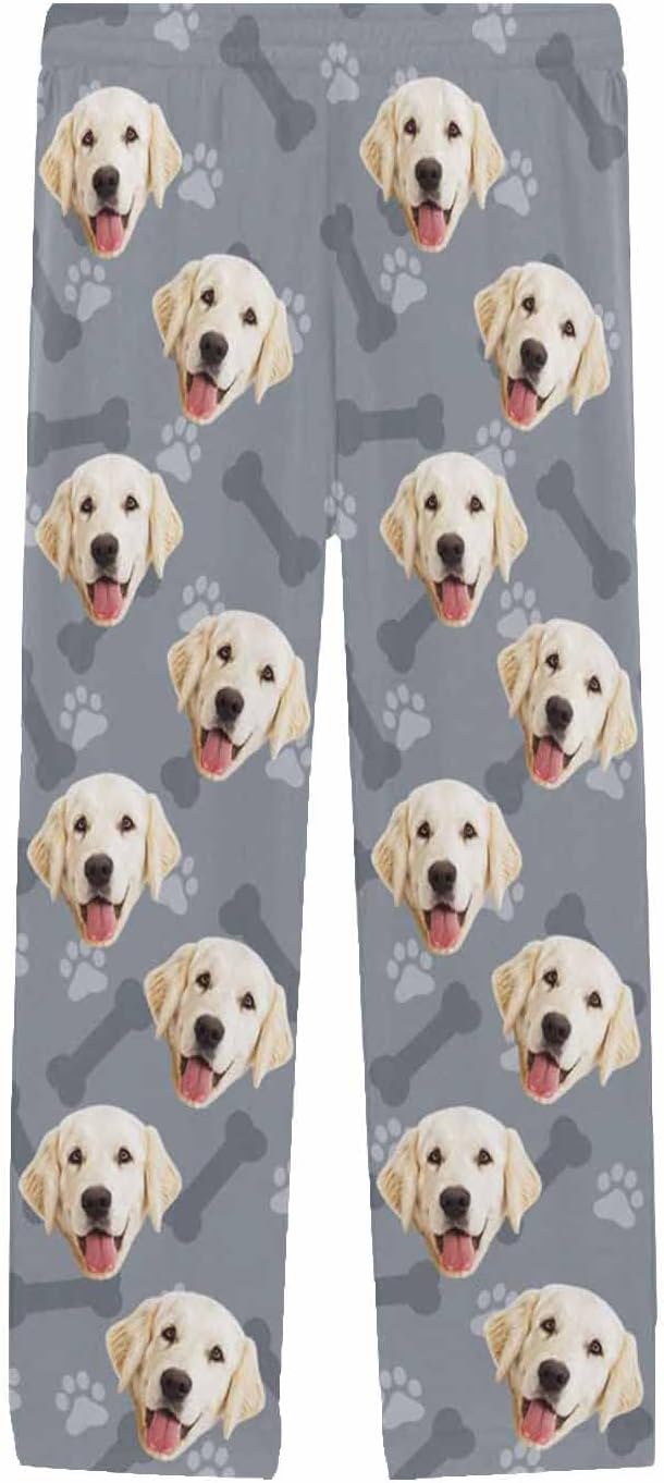 MyPupSocks Customized Face Pajamas Pants Photo Pajama Bottoms - Image 3