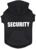 Dog Hoodie Security Dog Sweater Soft Brushed Fleece Clothes Hoodie Sweatshirt by Unknown