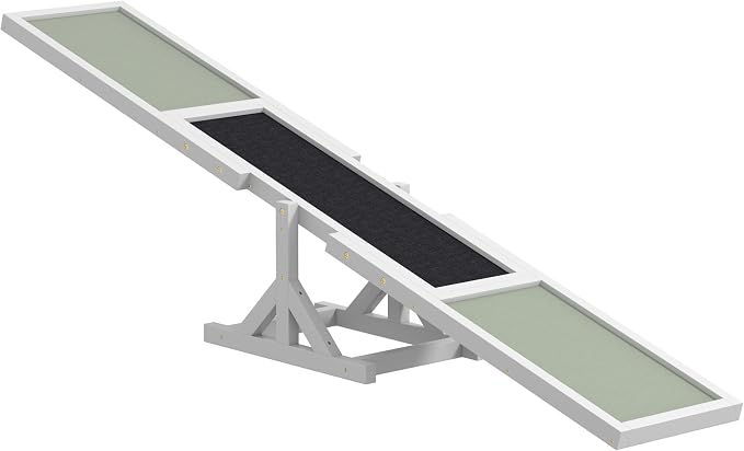 Wooden Dog Agility Seesaw for Training and Exercise Platform Equipment Run Game by MATONELL