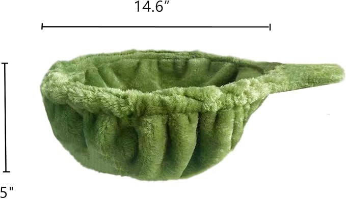SHENGOCASE 14.6" Green Nest Basket Lounger Hammock Bed - Image 4