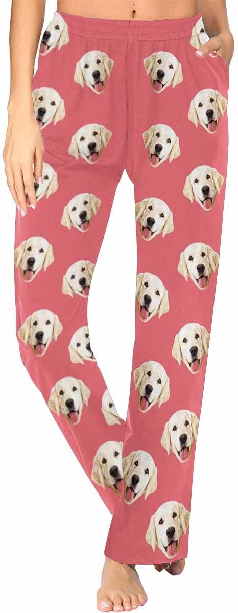 Custom Face Pajamas Pants Personalized Sleepwear Bottoms by MyPupSocks
