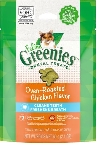 Greenies Cat Treats, Feline Veterinarian-Recommended Adult Natural Dental Cat - Image 4