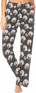 Custom Face Pajamas Pants Personalized Sleepwear Bottoms by MyPupSocks