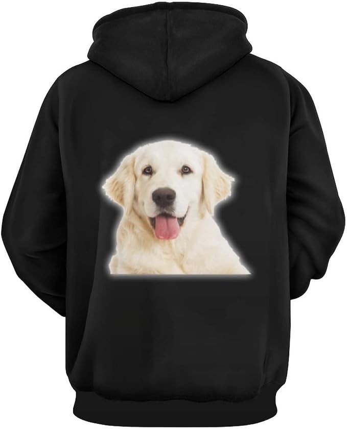 Artsadd Custom Face Unisex athletic Pockets Sweatshirt Loose Hoodie Custom - Image 4