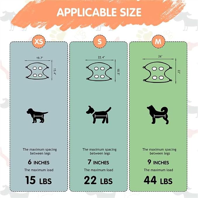 Paws n' Cradle Dog Grooming Hammock Harness - Image 2