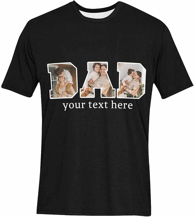 Custom T Shirts with Face Photo Text Pet Shirt - Image 3