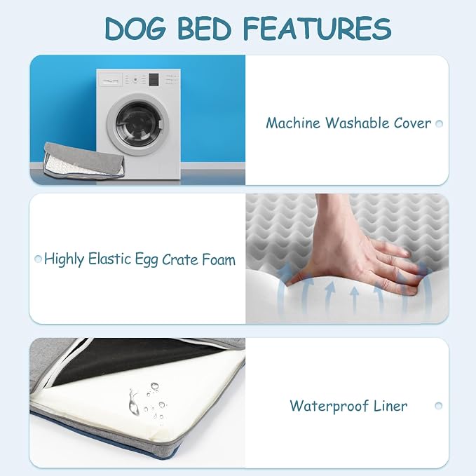 EMPSIGN Reversible Cool and Warm Dog Bed - Image 6