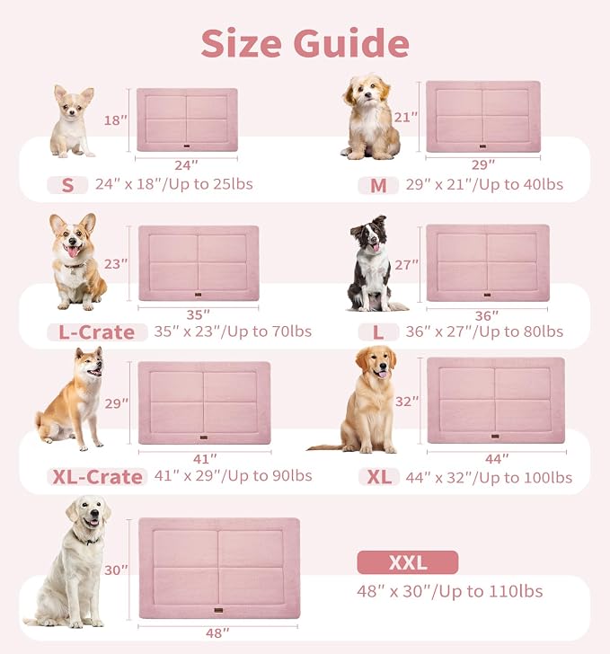 Made4Pets Dog Crate Pad Bed for Large Dogs, Washable & Reversible, Anti-Slip - Image 5